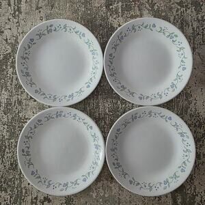 Corelle "Country Cottage" Appetizer / Dessert Plates Set of 4
